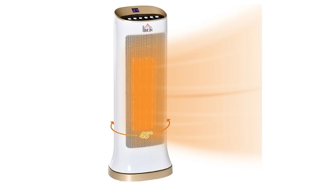 HOMCOM 2000w Portable Electric Heater - With Remote Control!