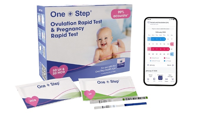 Go Groopie Home Health One Step Ovulation & Pregnancy Rapid Test Kit - 50 Ovulation & 20 Pregnancy Tests!