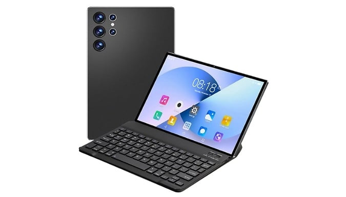 10.1-Inch Android Tablet with Detachable Keyboard & Mouse - 4 Colours