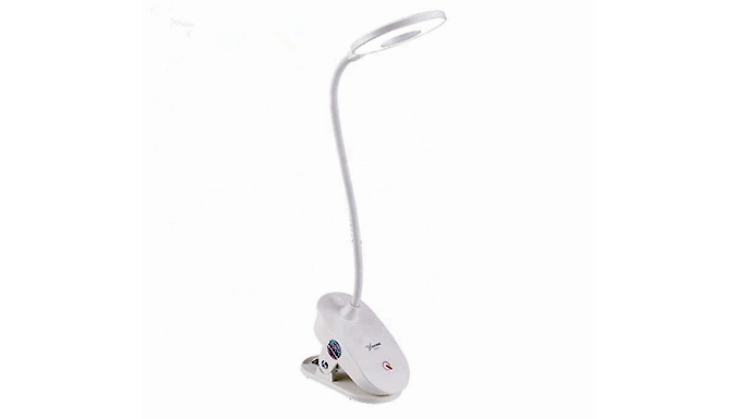 Wireless Rechargeable Clip-On LED Reading Lamp