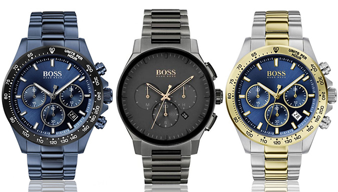 Hugo Boss Chronograph Hero Family Watches - 3 Colours