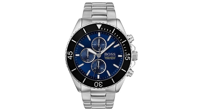 Men's Hugo Boss Chronograph Ocean Blue Dial Watch - HB1513704
