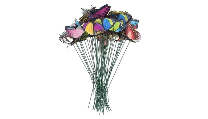 10-Pack Decorative Garden Butterflies