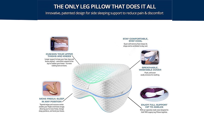 Memory Foam Orthopaedic Leg Legacy Pillow