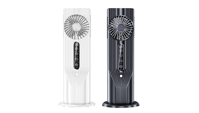 Tower Desktop Fan with Mist - 2 Colours