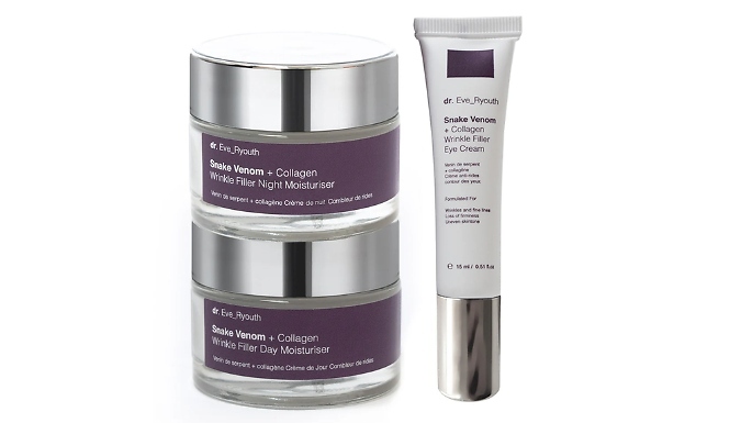'Snake Venom' & Collagen Face & Eyes Skincare Set