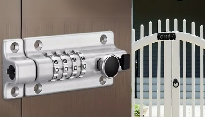 Solid Protection Lock Waterproof & Rust-Proof Anti-Theft Security Lock - Silver or Black