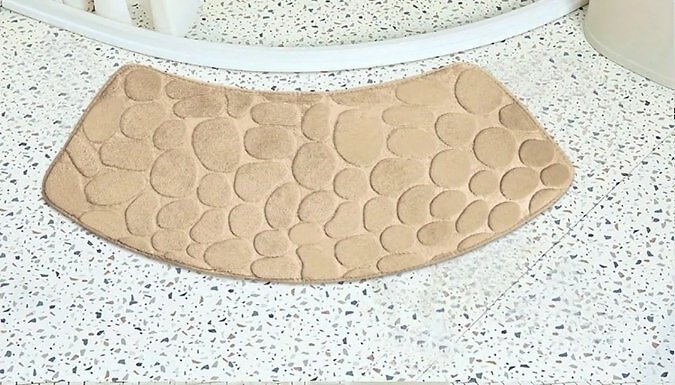 Quick Dry CobbleStone Bathroom Mat - 5 Colours!