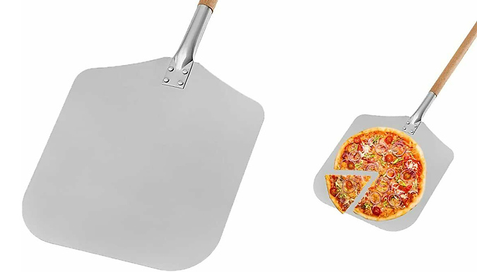 13-Inch Wooden Handle Pizza Oven Paddle