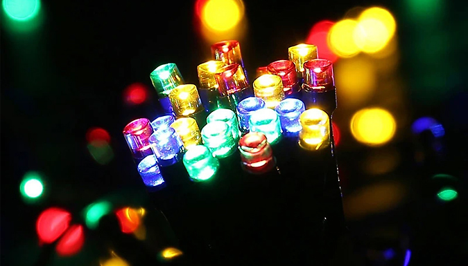 12 or 22m Solar-Powered LED Fairy Lights - 3 Colours