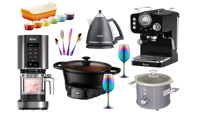 The Premium Kitchen Mystery Deal - Ninja, Le Creuset, KitchenAid, Russell Hobbs & More!