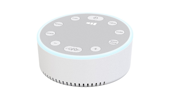 2-in-1 White Noise Sound Machine & Night Light