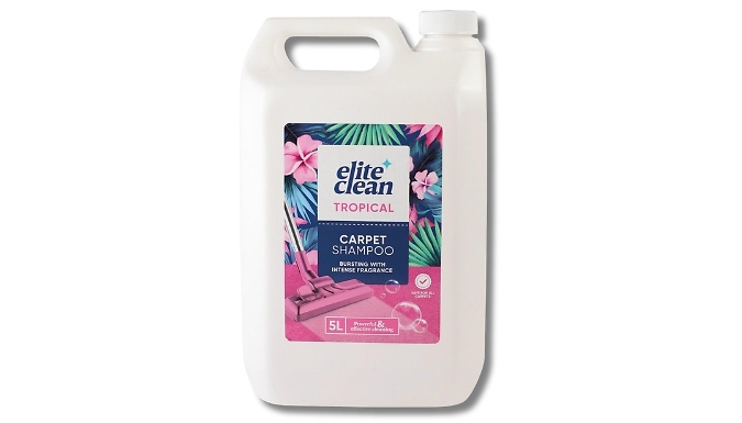 Elite Clean Carpet Shampoo & Upholstery Cleaner - Odour Stain Remover!