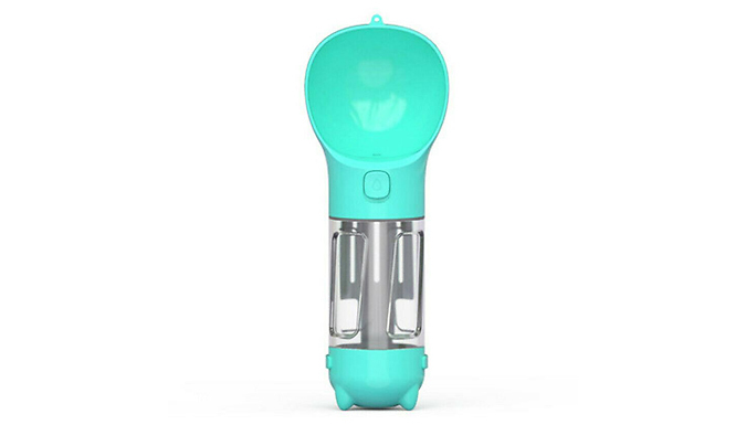 Portable Dog Water Bottle & Poo Bag Dispenser - 4 Colours Portable Dog Water Bottle & Poo Bag Dispenser - 4 Colours
