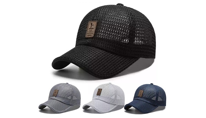 Men's Mesh Summer Breathable Cap - 4 Colours