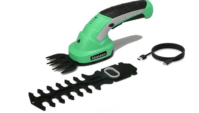 Abaseen 2-in-1 Cordless Grass Shear & Hedge Trimmer