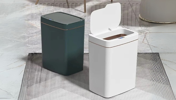 15L Smart Touch-Sensitive Rubbish Bin - 2 Colours