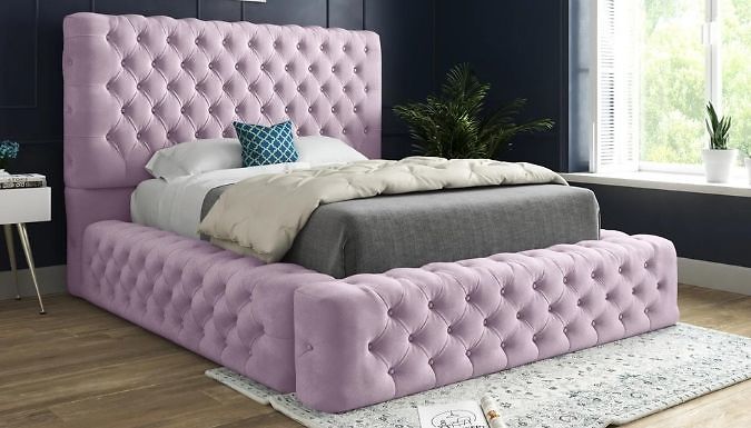 Cambridge upholstered deals bed with storage