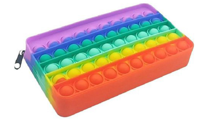 Silicone Pop It Pencil Case