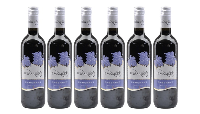 6 Bottles of Le Maredde Cabernet - 12.5% Vol!