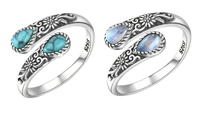 Vintage Style Bohemian Adjustable Ring - 2 Colours