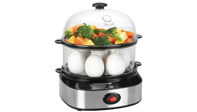Trio Stainless Steel Family Size Steam Fry Cooker