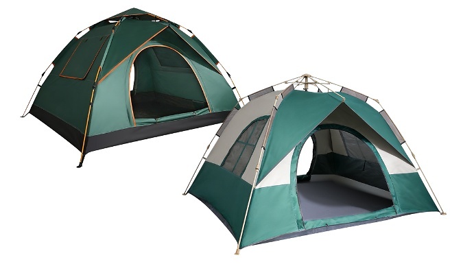 Waterproof & Windproof Camping Tent - 3 Sizes & 2 Colours!