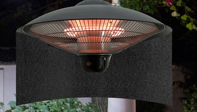 Miyu Trading Heat-Focusing Reflector Panel For Patio Heaters With Clips