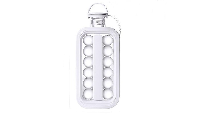 2‑Pack of Round Ice Cube Makers - 3 Colours