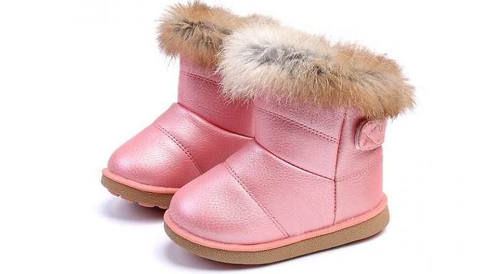 Kid's Winter Snow Boots - 8 Sizes & 3 Colours at Go Groopie IE