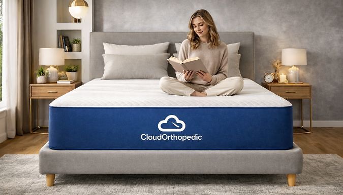 Total Support Orthopaedic Memory Foam Mattress - Extra-Thick Support Design (6 Sizes)