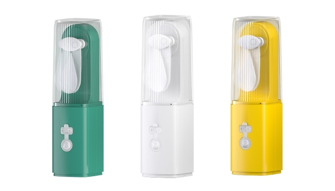 Rechargeable Fan and Torch - 3 Colours from Go Groopie IE