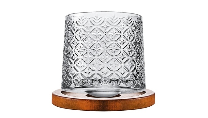 Rotating Whiskey Glass Set