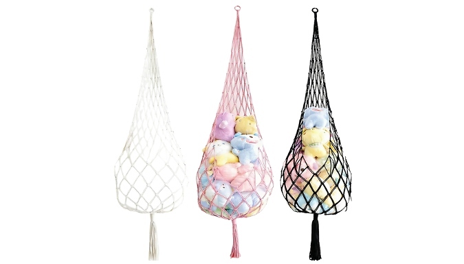 Kid's Toy Hanging Storage Net Bag - 3 Colours!