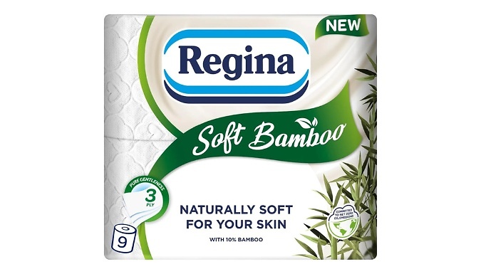 45-Rolls Regina Soft Bamboo 3 Ply Toilet Tissue