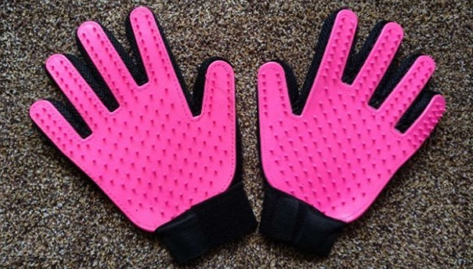 Left or Right Pet Grooming Massage Glove - 2 Colours