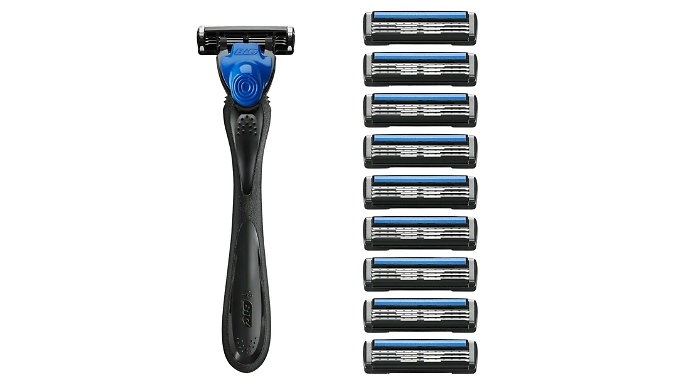 BIC Hybrid 3 Flex Refillable Razor Set - 1 Handle & 10 Blades!