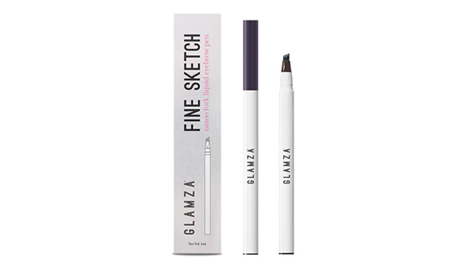 1, 2 or 3-Pack of Glamza Fine Sketch Tattoo Liquid Eyebrow Pens - 3 Colours