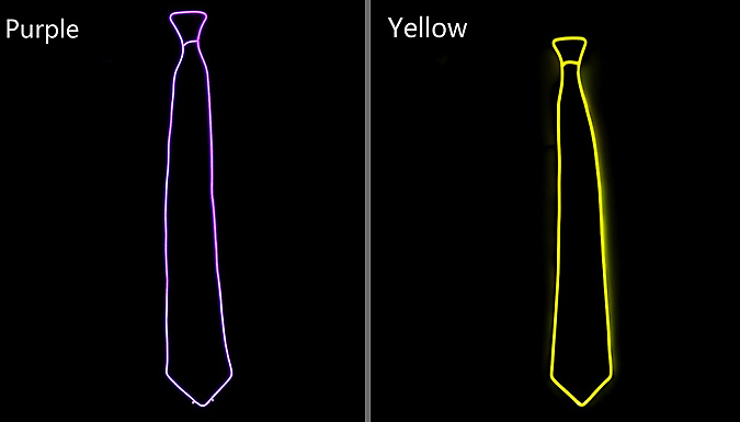 LED Luminous Tie - 9 Colours