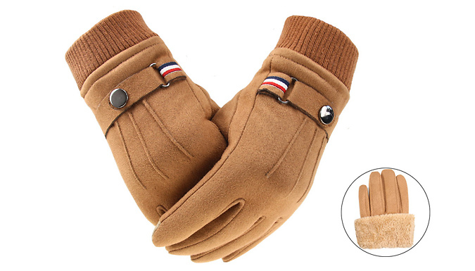 Men’s Winter Windproof Touchscreen Gloves - 3 Colours