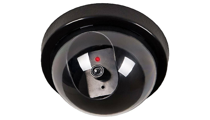 Dummy CCTV Security Camera with Flashing LED Light