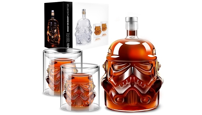 Sci-Fi Soldier Whiskey Decanter Set