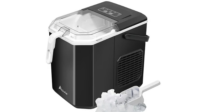 Self-Cleaning Countertop 1.2L Ice Maker - 12kg of Ice a Day!