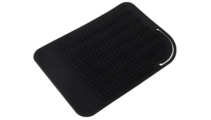 2-in-1 Glamza Silicone Heat Protection Mat & Straightener Case - 1 or 2-Pack