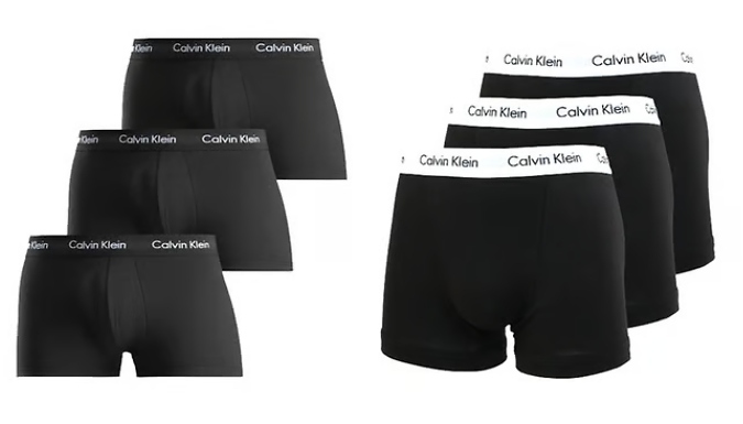 3-Pack of Men's Calvin Klein Boxers - 8 Colour Options, 5 Sizes!