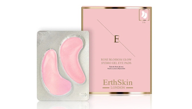 5-Pack Rose Blossom Glow Hydro-Gel Eye Pads