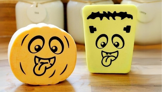 2-Pack of Spooky Sponges