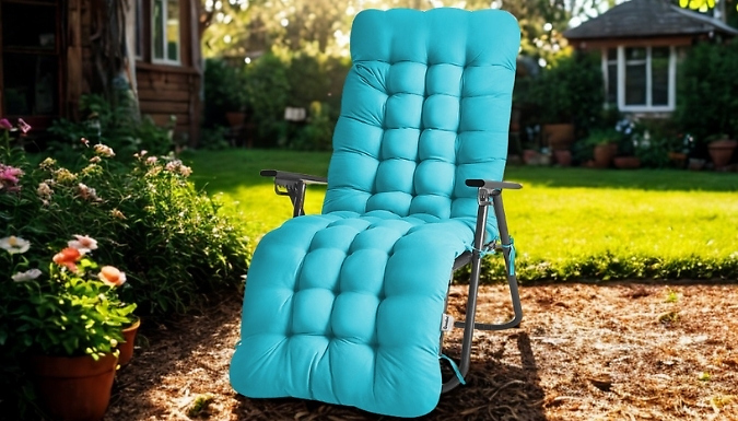 Full-Length Extra-Thick Cushion for Sun Loungers - 8 Colours!