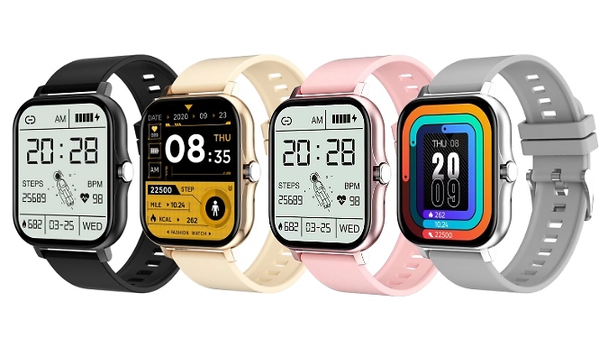 HD Fitness Smart Watch - 4 Colours