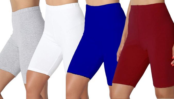 High Waisted Yoga Shorts - 7 Colours, 6 Sizes